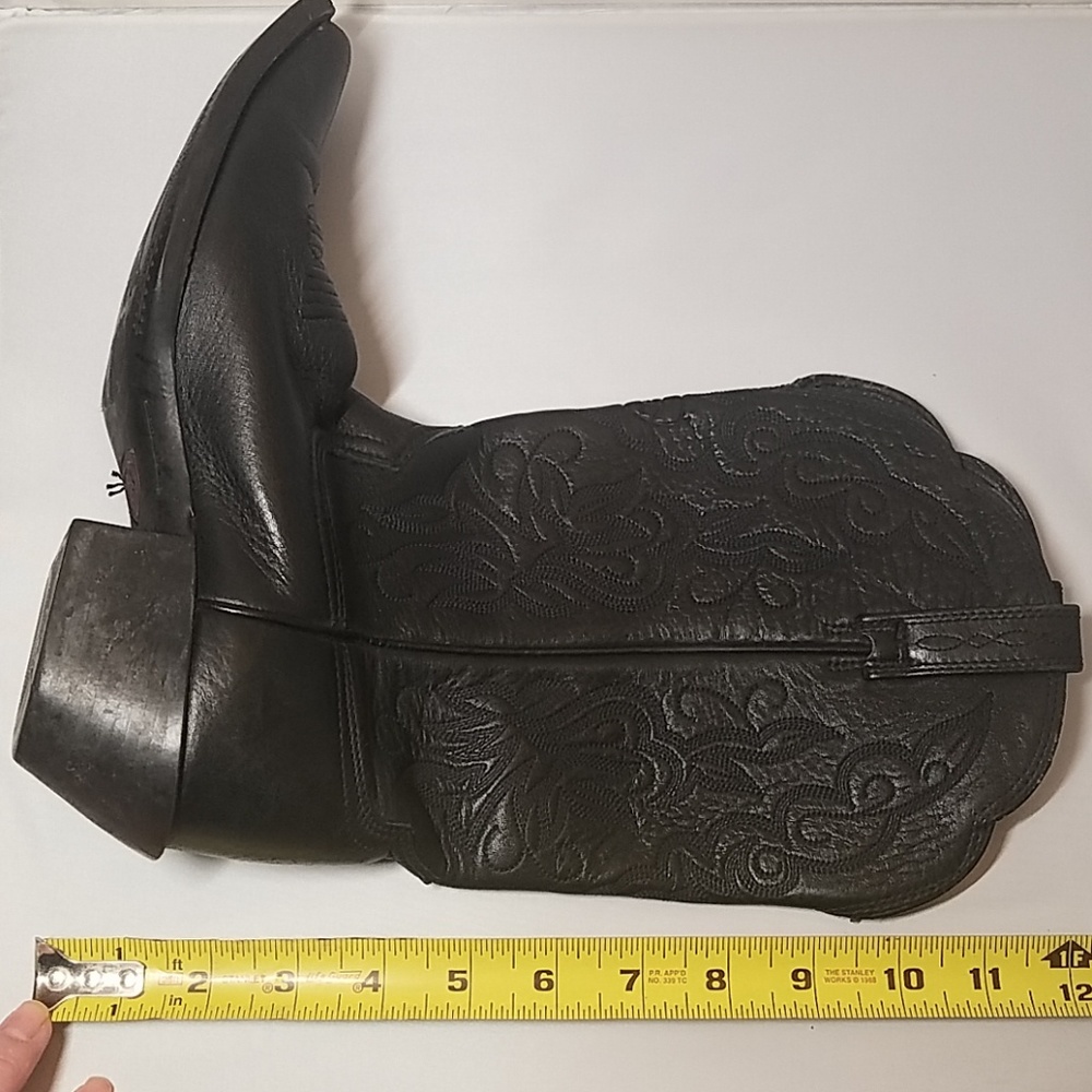 Ariat Heritage Black Leather Western Boots US 7B - Picture 5 of 8